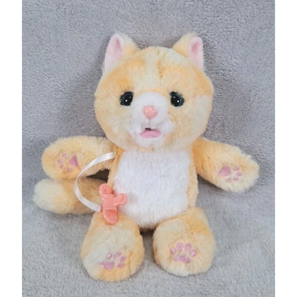 Plush Little Live Pets Ginger Kitty Cozy Dozy Pacifier Baby Sounds Interactive - Picture 3 of 12